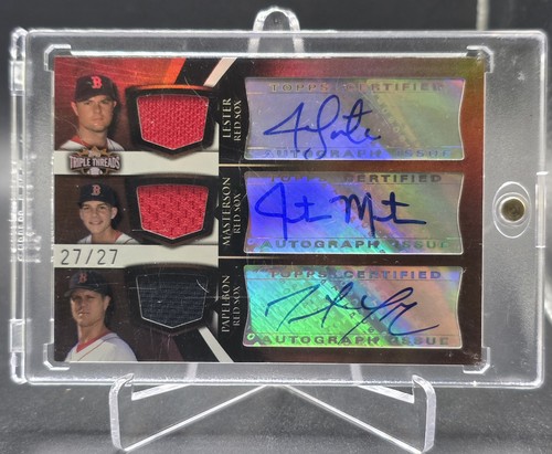 Topps 2009 triple - , autograph